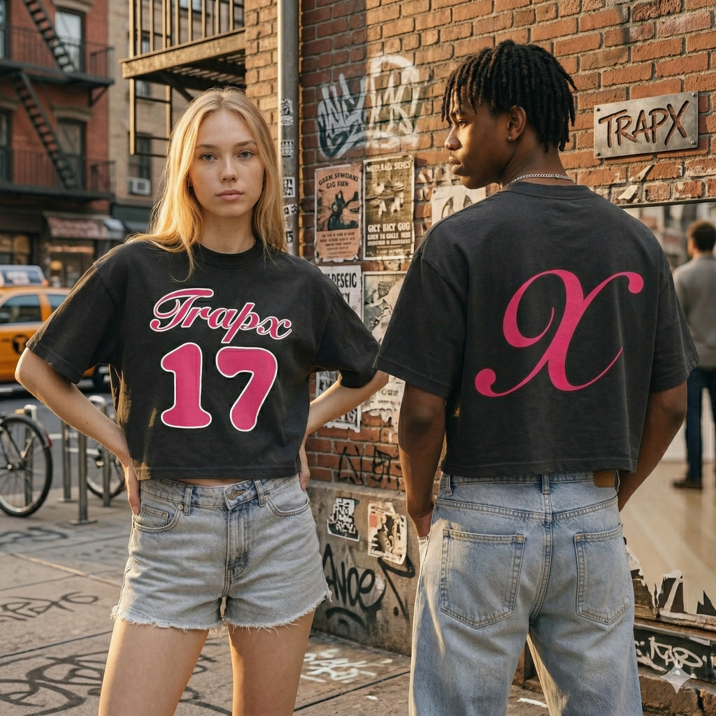 T-Shirt "Trapx 17" – Pink Edition